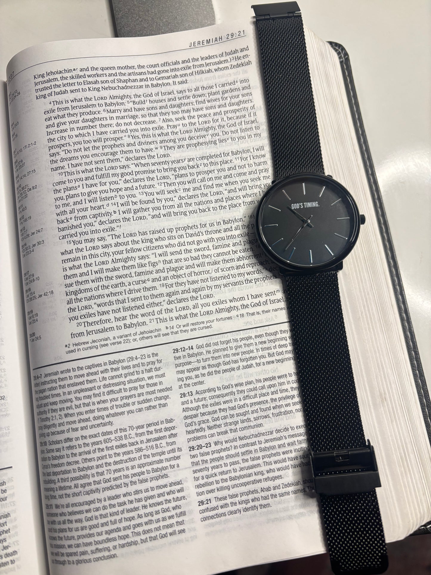 Black God's Timing Watch