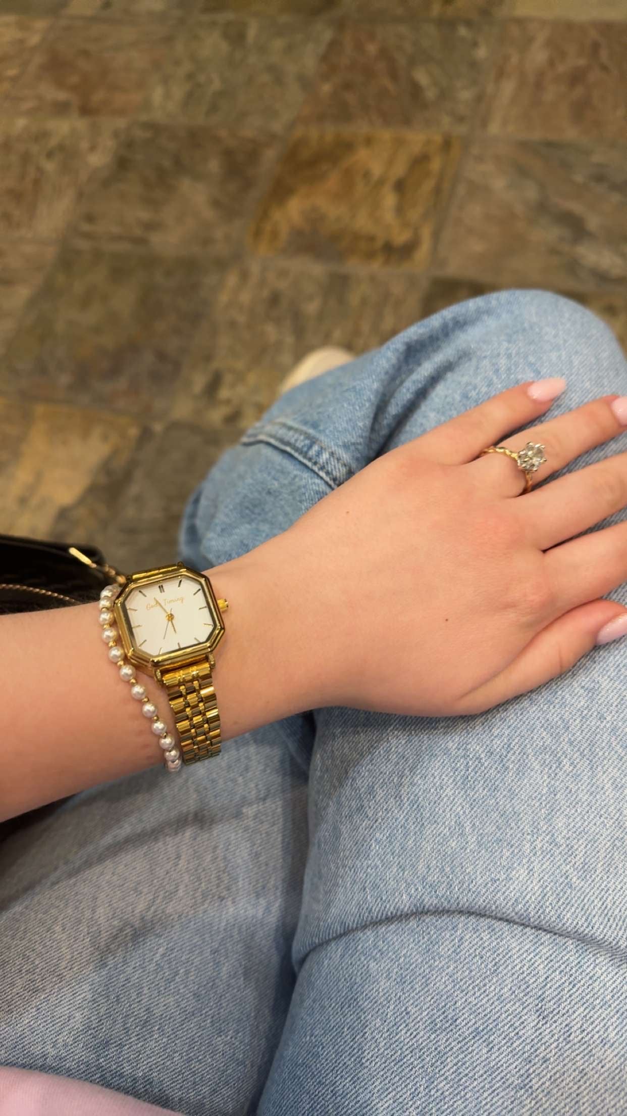 Gold God’s Timing Watch
