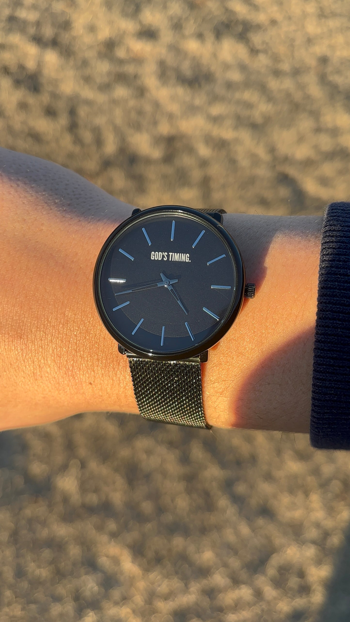 Black God's Timing Watch