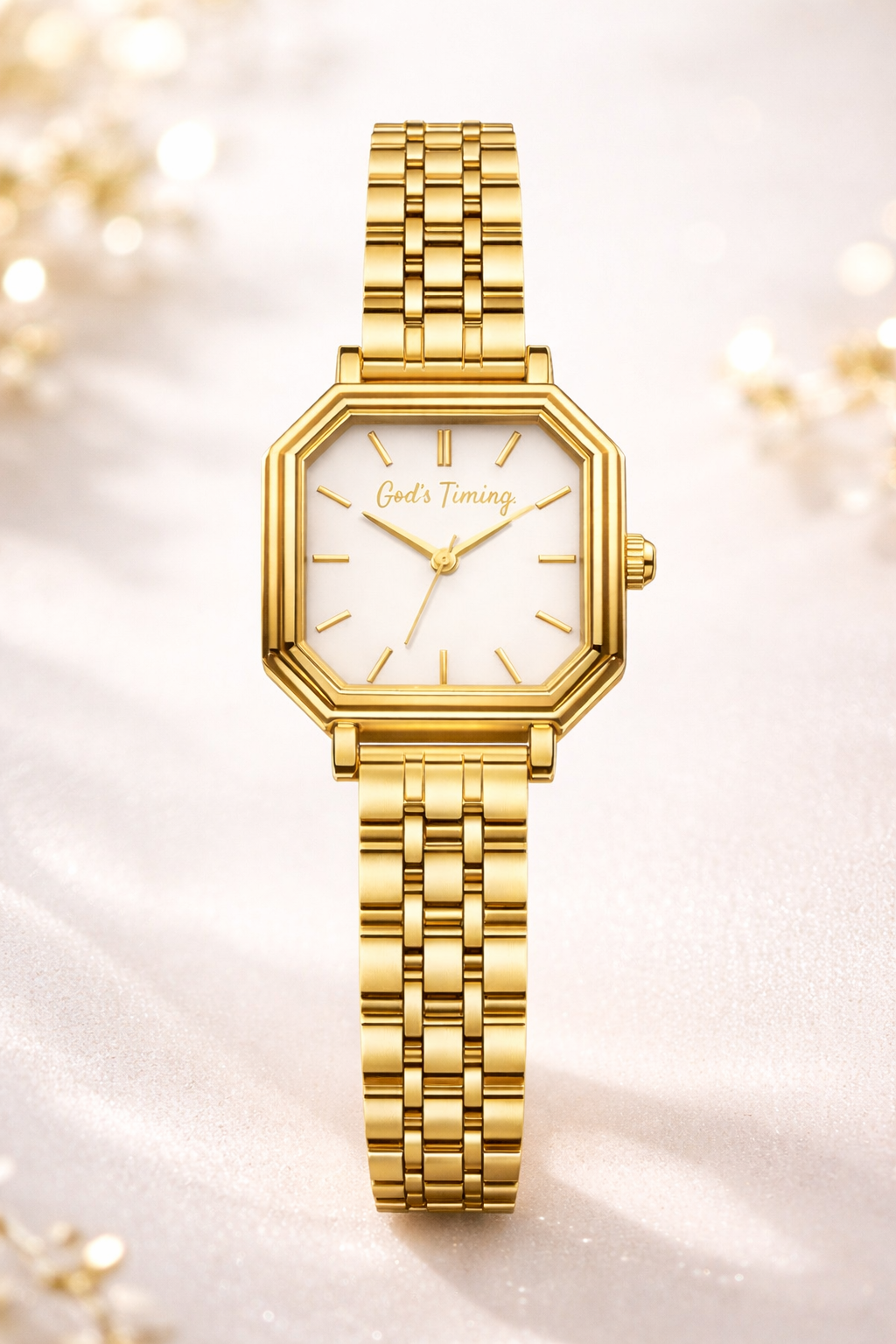 Gold God’s Timing Watch