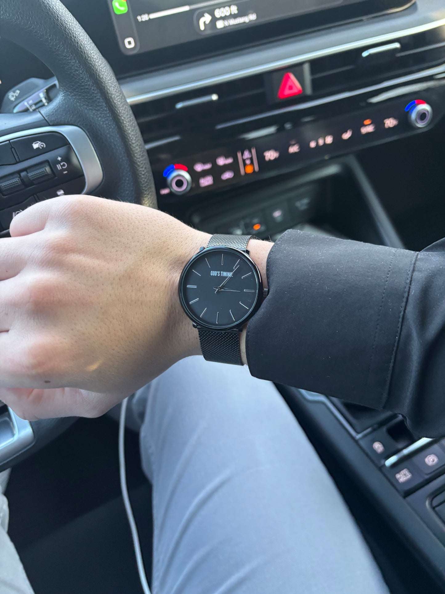 Black God's Timing Watch