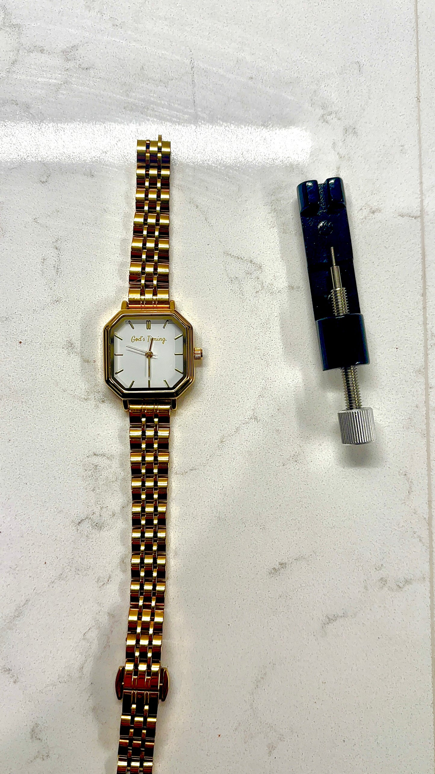 Gold God’s Timing Watch