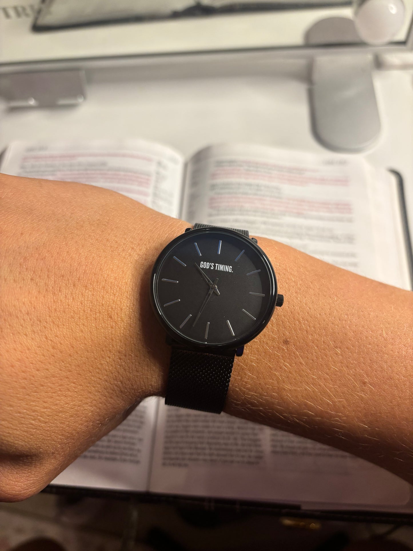 Black God's Timing Watch